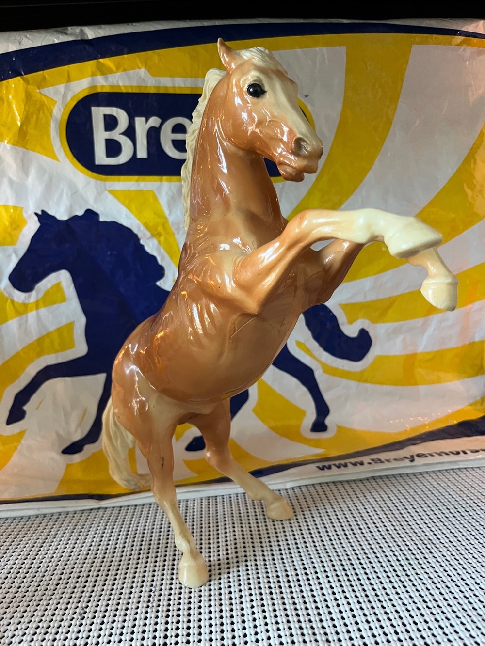 Breyer Rearing Palomino Stallion